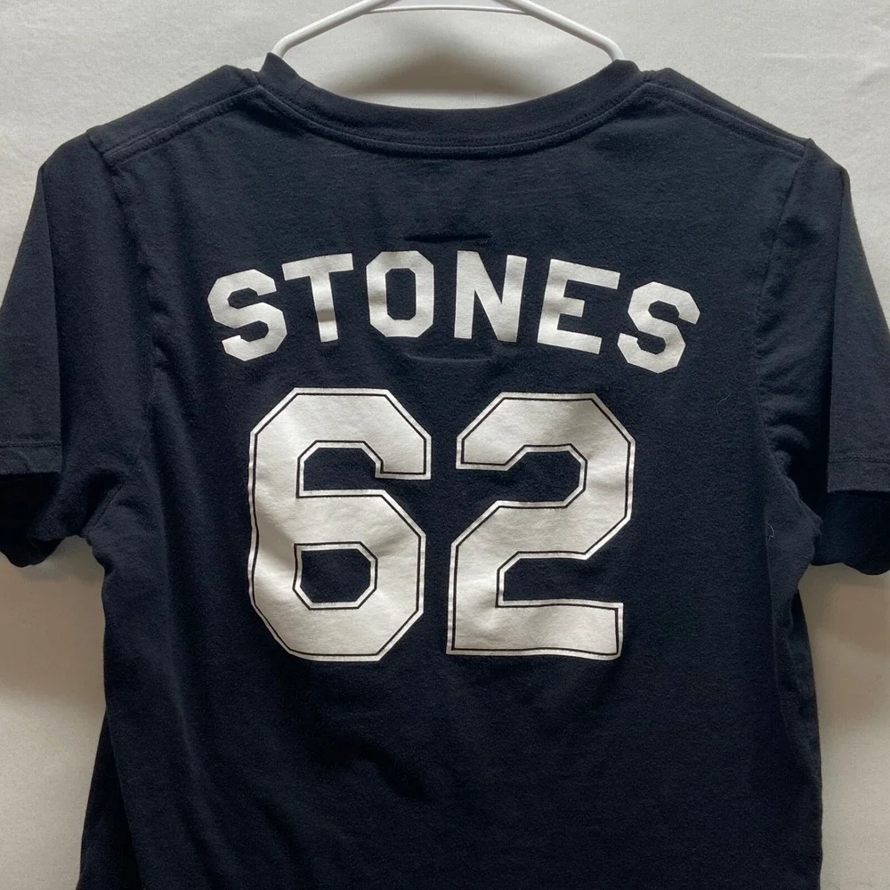 Rolling Stones Tour Of Europe '76 T-Shirt Boys 11/12 Large Black Forever 21 READ